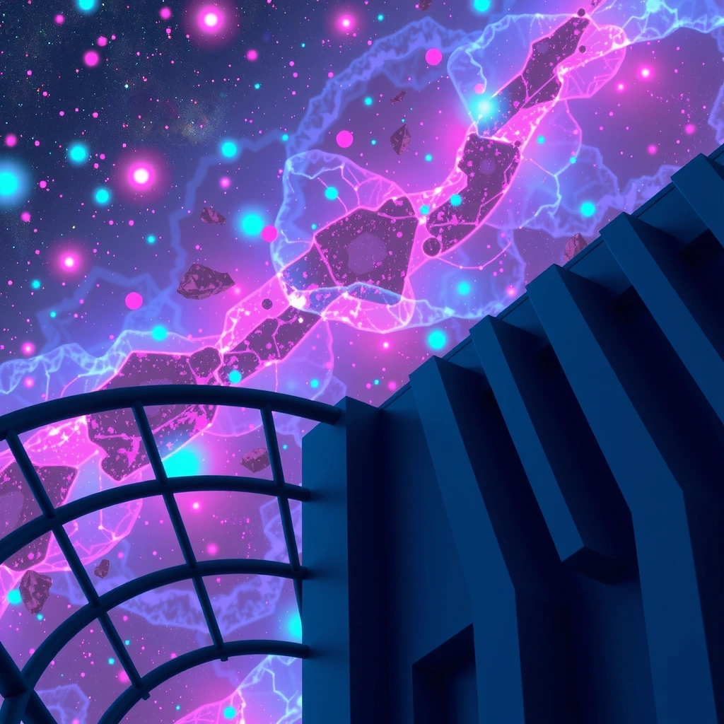 Deep space nebula background